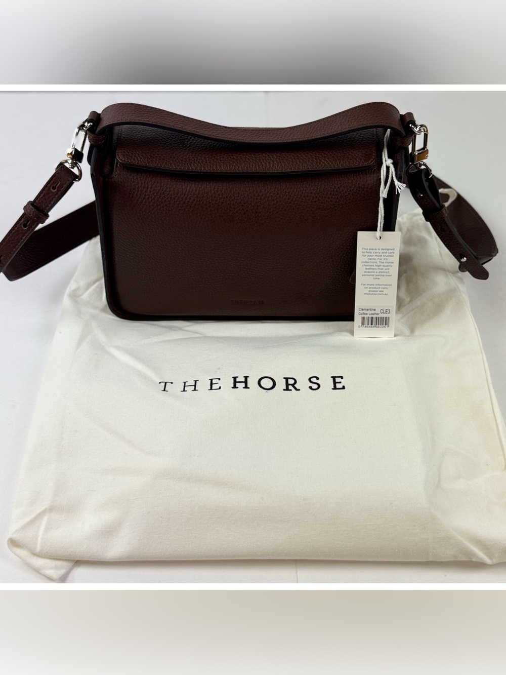 The Horse Clementine Shoulder Bag in Coffee NWT